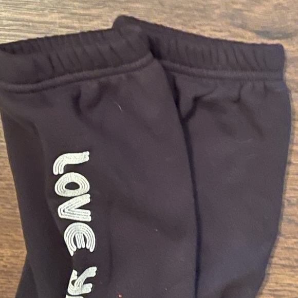 NWT Spiritual Gangster Love Yourself Like Crazy Black Sweatpants Sz Sm - Picture 5 of 5